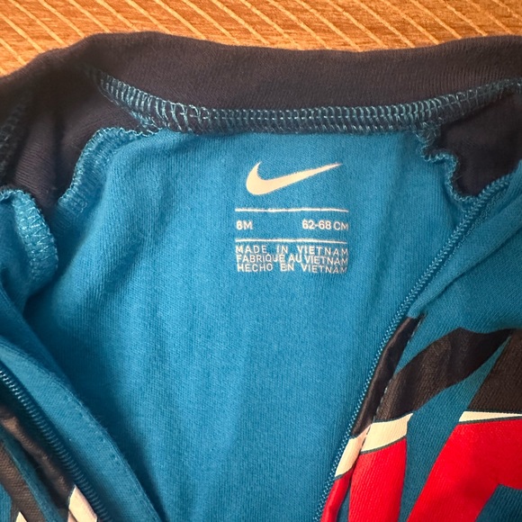 Nike Blue Onesie/Sleeper - 6M - Picture 3 of 4